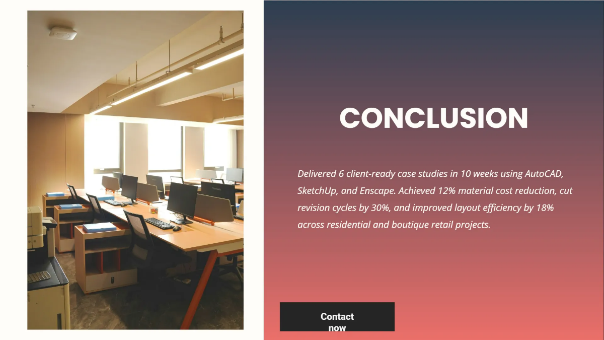 Free Interior Design Portfolio Presentation Template to Edit Online