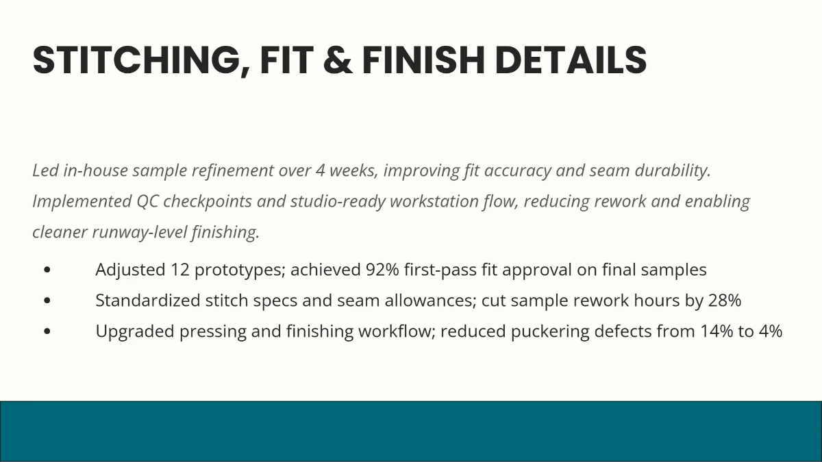 Free Fashion Designer Portfolio Slides Template to Edit Online