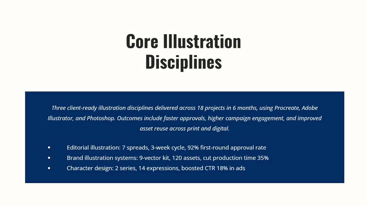 Free Art & Illustrator Portfolio Template to Edit Online