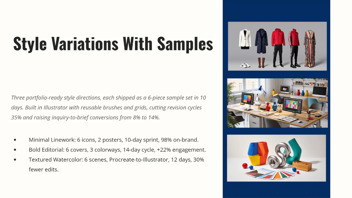 Free Art & Illustrator Portfolio Template to Edit Online