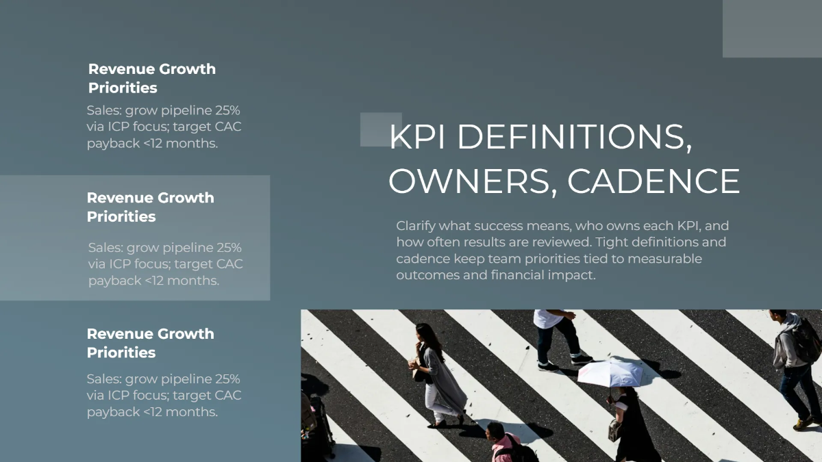 Free Corporate Strategy Alignment Presentation Template to Edit Online