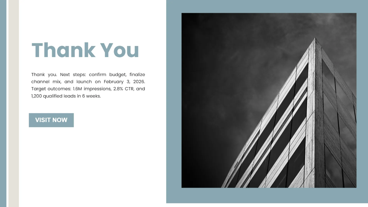 Free Marketing Campaign Presentation Template to Edit Online