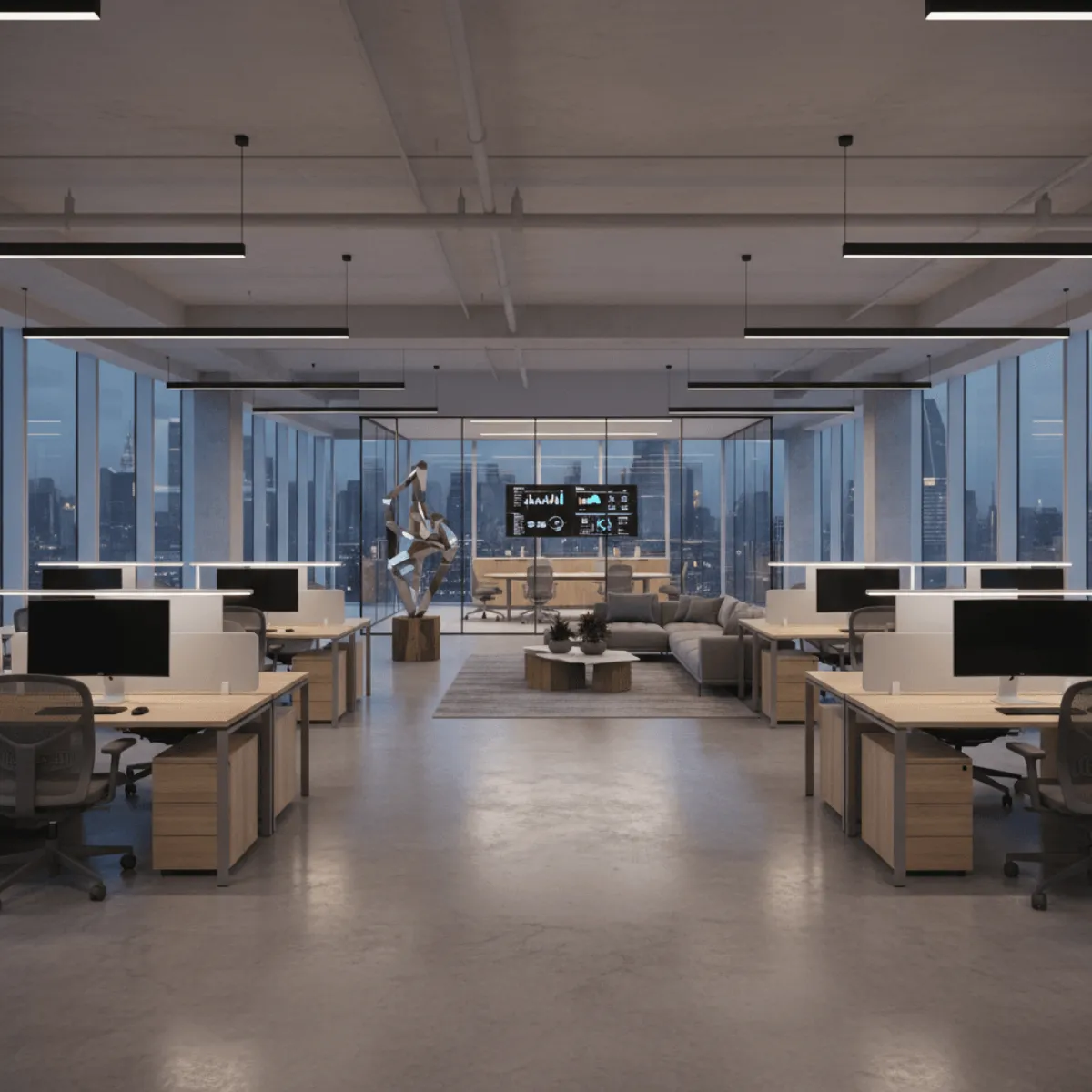 Free Modern Office Interior to Edit Online