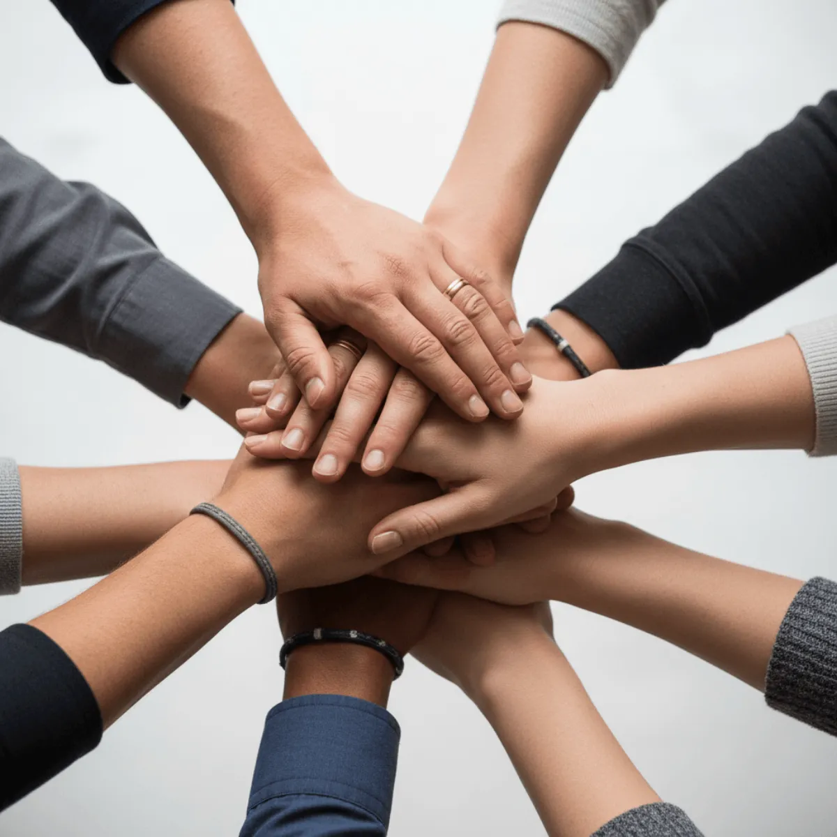 Free Team Hands Together to Edit Online