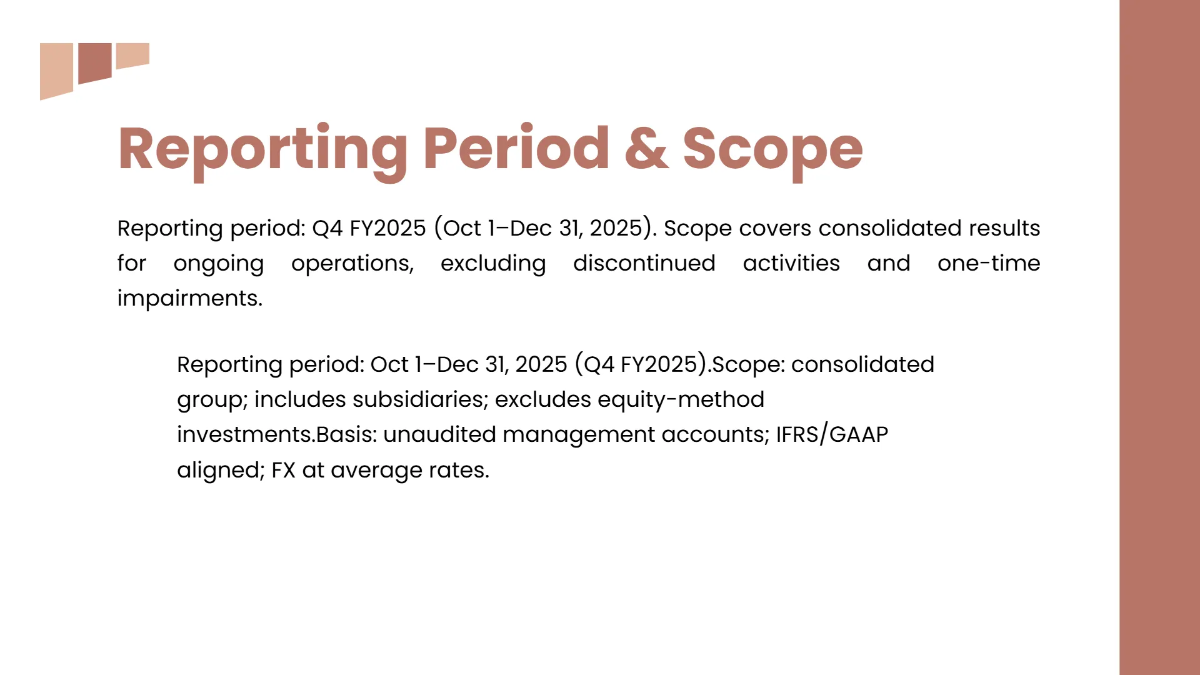 Free Financial Report Presentation Slides Template to Edit Online