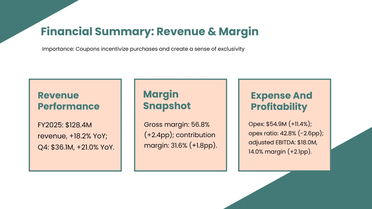 Free Annual Business Review Presentation Template to Edit Online
