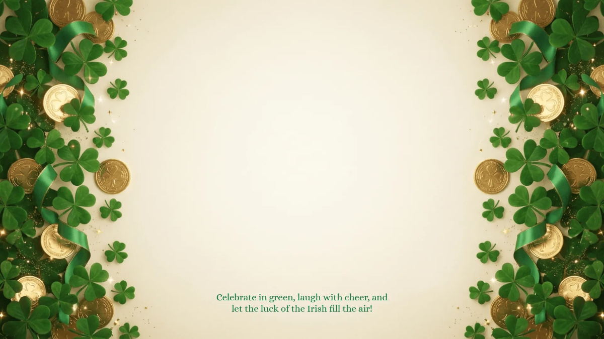 Free Festive St. Patrick's Day Background Template to Edit Online Free Festive St. Patrick's Day Background Template to Edit Online