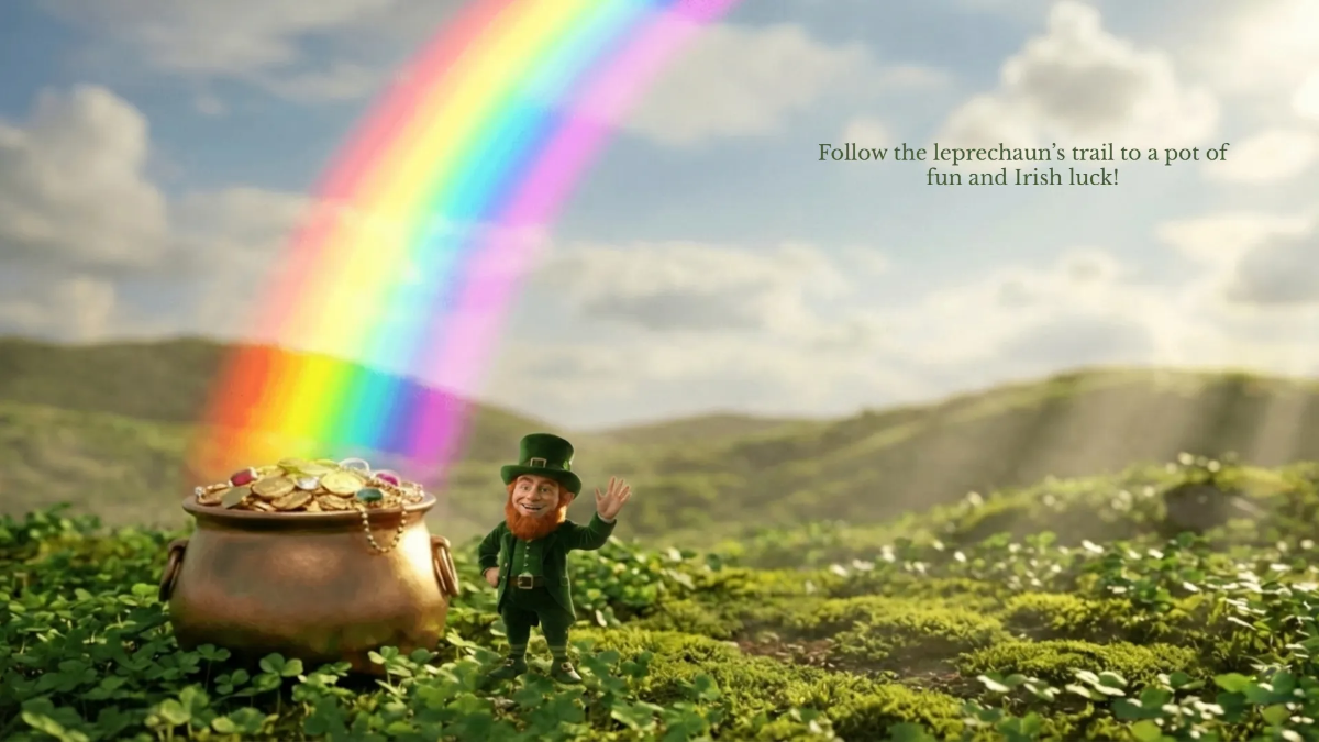 Free St. Patrick's Day Pot of Gold Background Template to Edit Online
