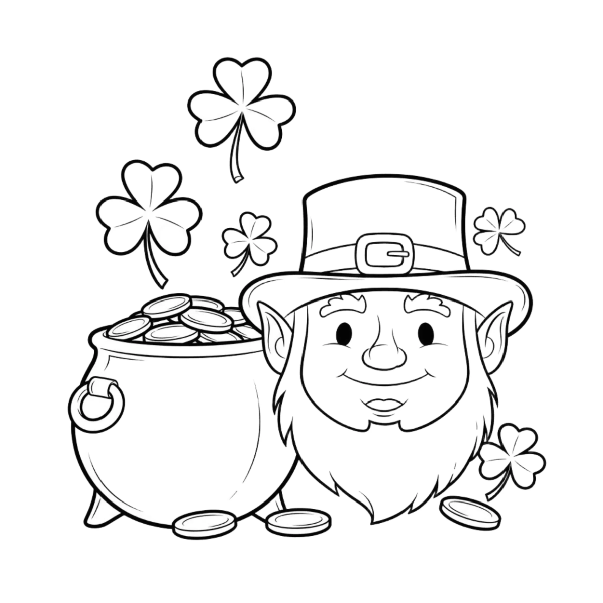 Free St. Patrick’s Day Drawing Template to Edit Online