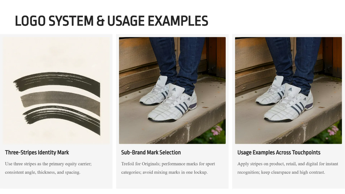 Free Adidas Brand Identity Deck Template to Edit Online