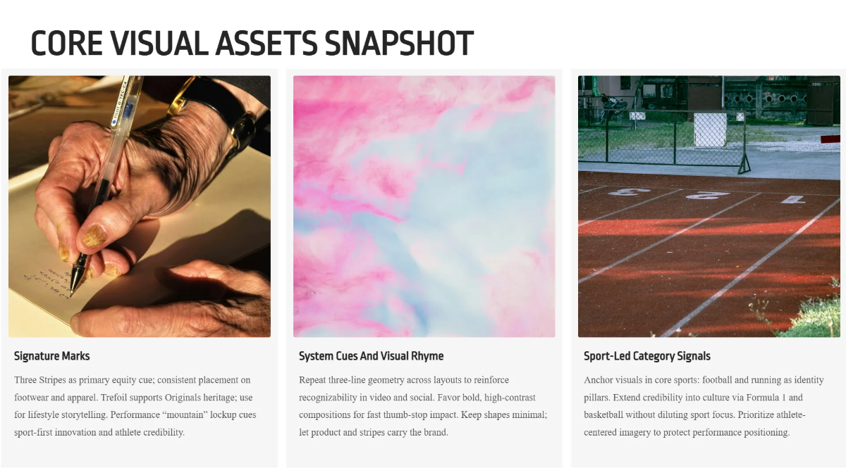 Free Adidas Brand Identity Deck Template to Edit Online