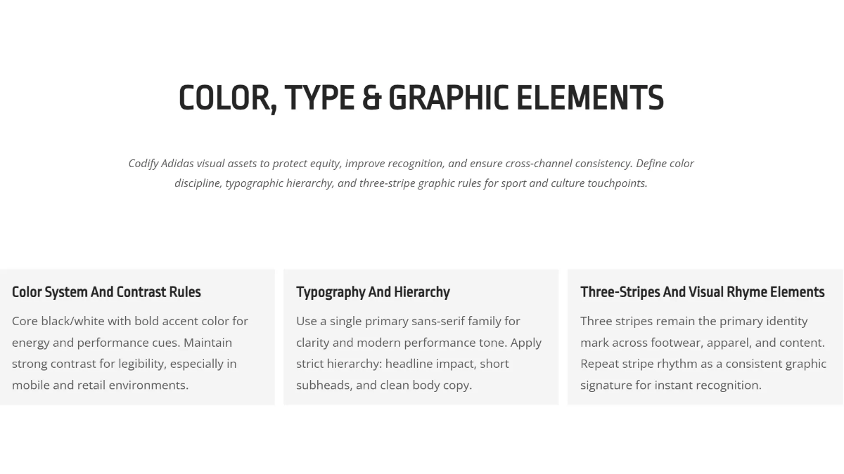 Free Adidas Brand Identity Deck Template to Edit Online