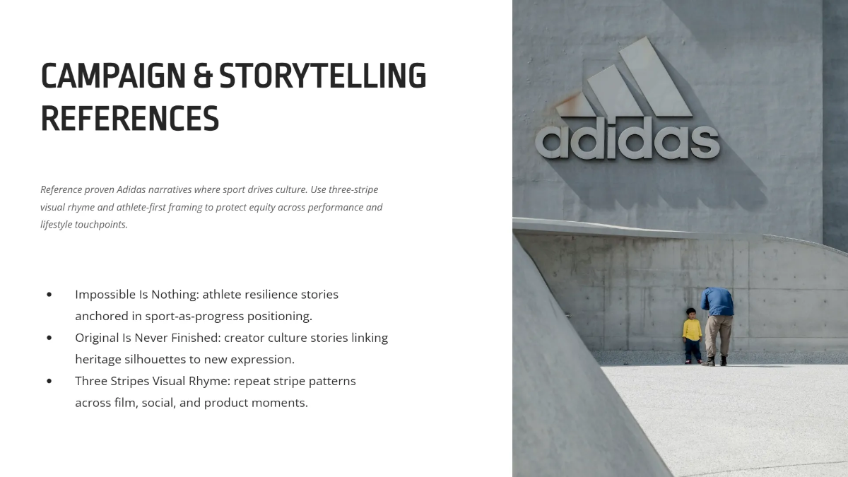 Free Adidas Brand Identity Deck Template to Edit Online