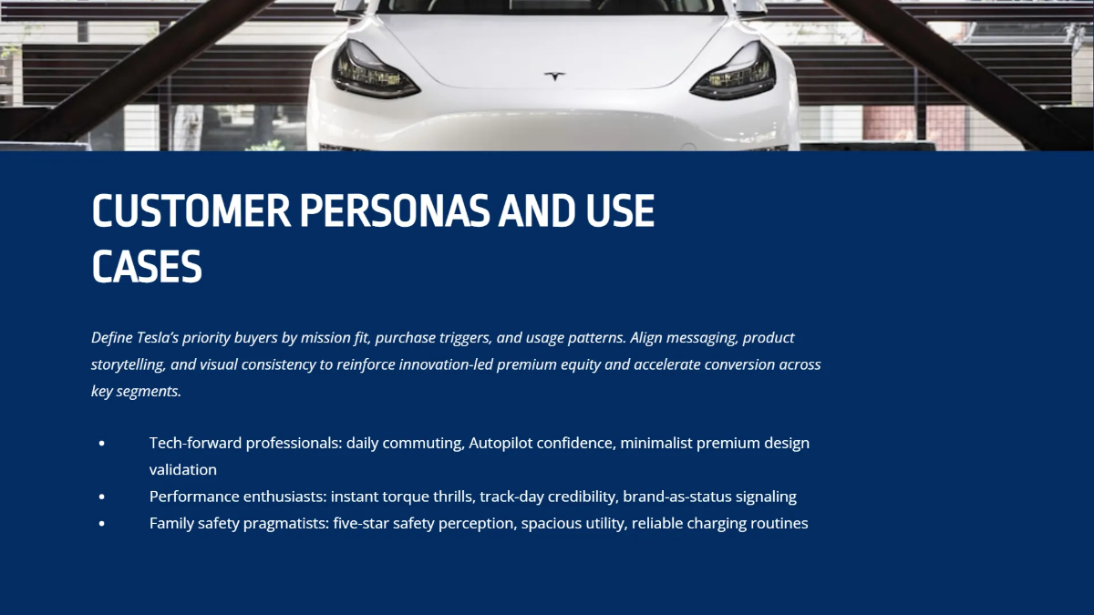 Free Tesla Branding Presentation Template to Edit Online