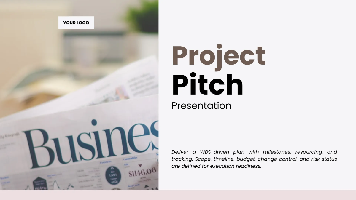 Free Project Proposal Presentation Template to Edit Online