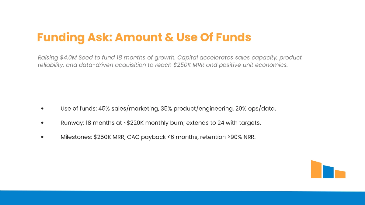 Free Traction & Growth Startup Funding Deck Template to Edit Online