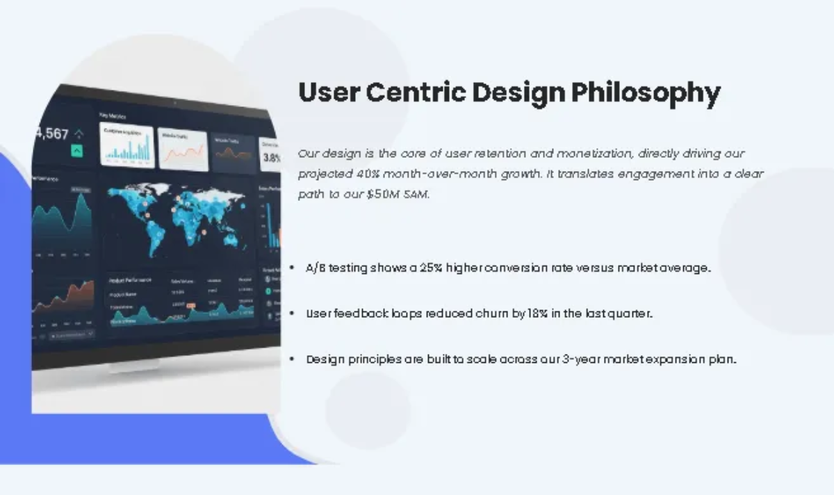 Free Mobile App Funding Pitch Deck Template to Edit Online