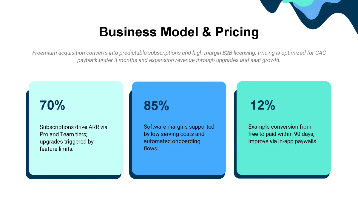 Free Mobile App Funding Pitch Deck Template to Edit Online