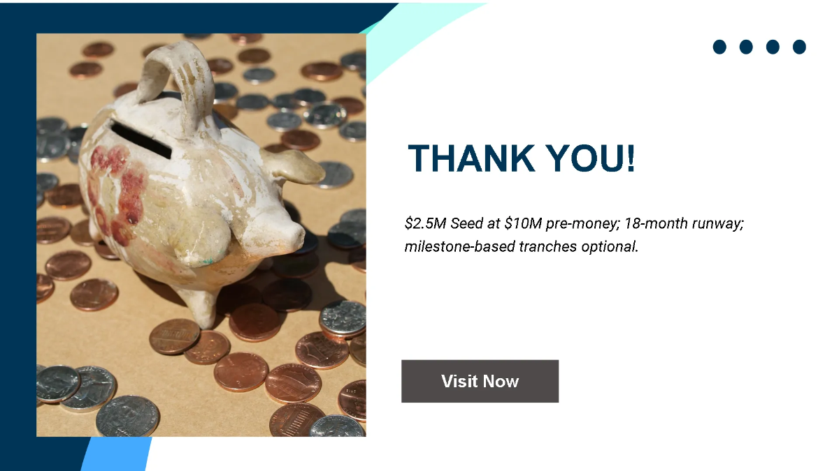 Free Mobile App Funding Pitch Deck Template to Edit Online