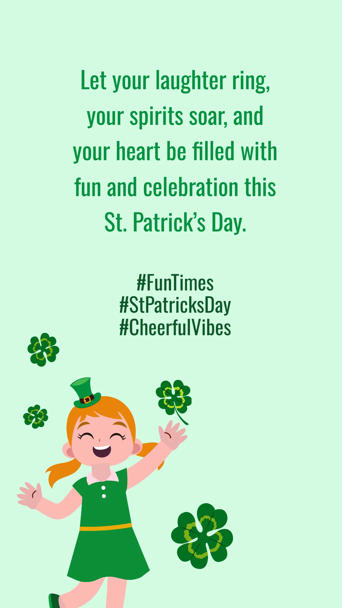 Free Fun St. Patrick’s Day Quotes Template to Edit Online