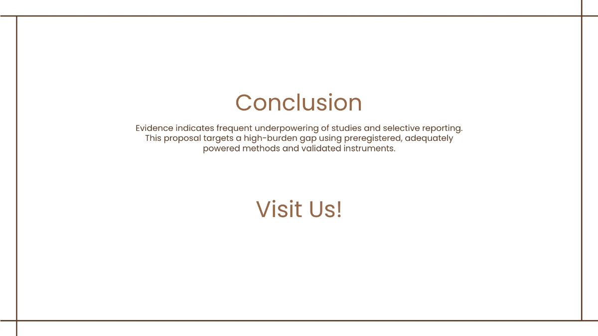 Free Research Proposal Presentation Deck Template to Edit Online