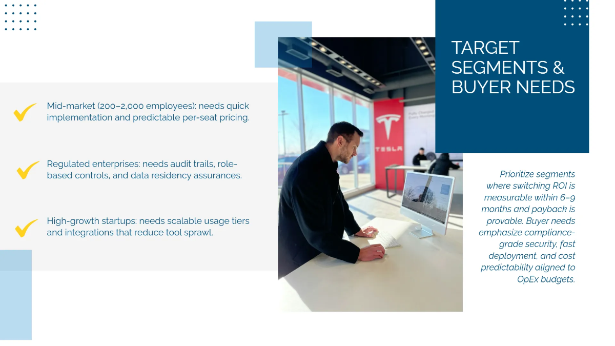 Free Competitive Analysis Business Deck Template to Edit Online