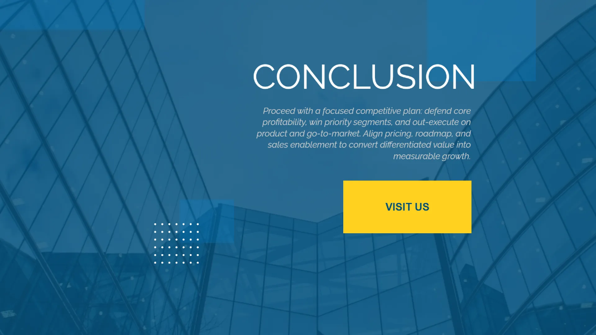 Free Competitive Analysis Business Deck Template to Edit Online