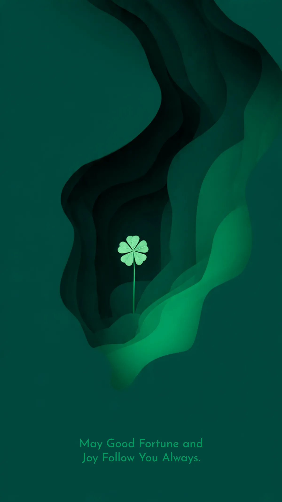Free Minimalist St. Patrick's Day Wallpaper Template to Edit Online