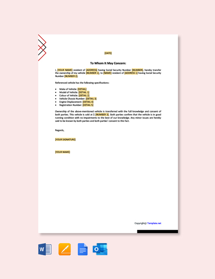 car-title-transfer-letter-sample