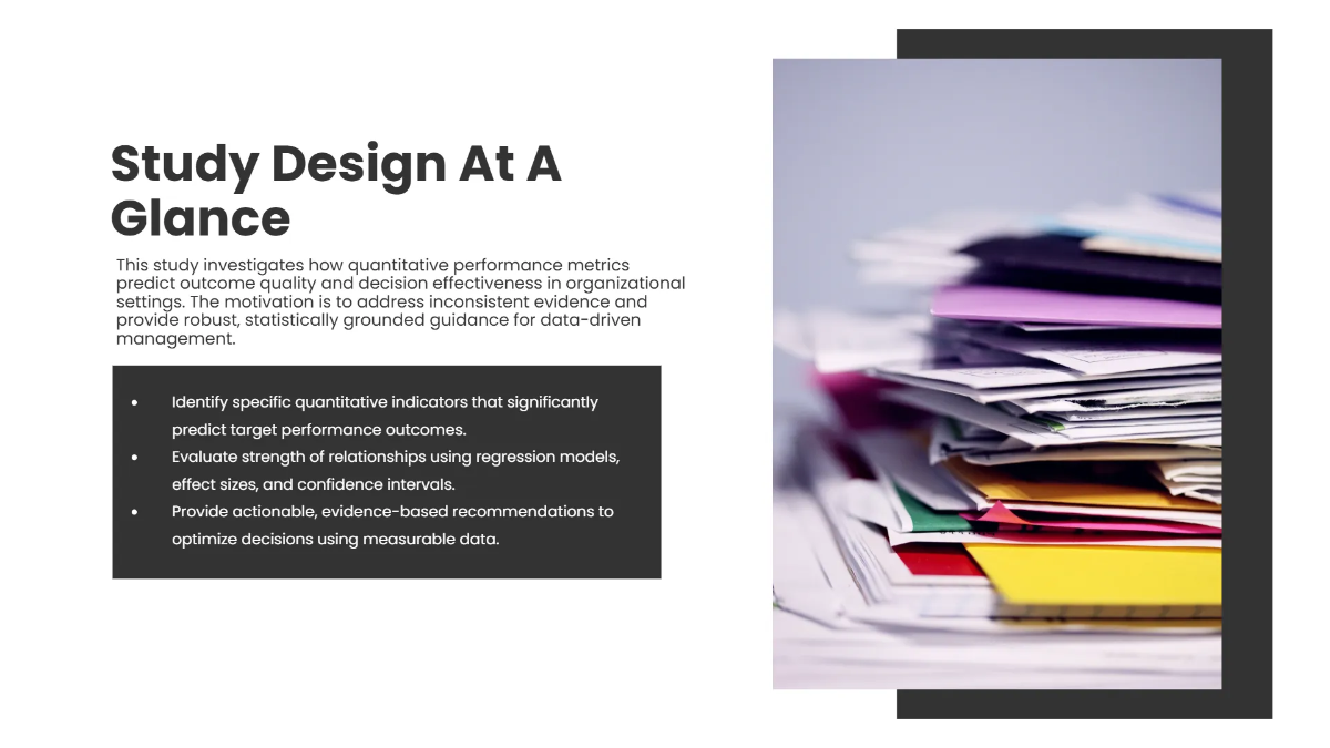 Free Quantitative Research Presentation Slides Template to Edit Online