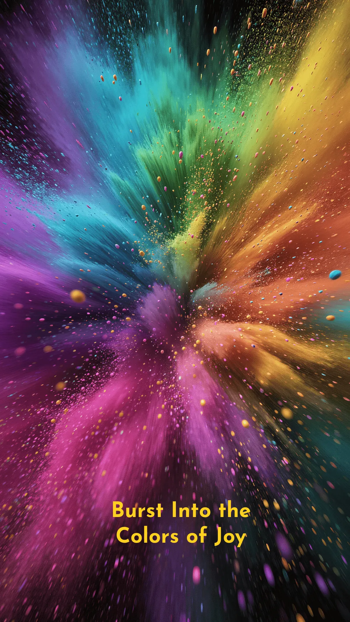 Free Holi Color Burst Wallpaper Template to Edit Online