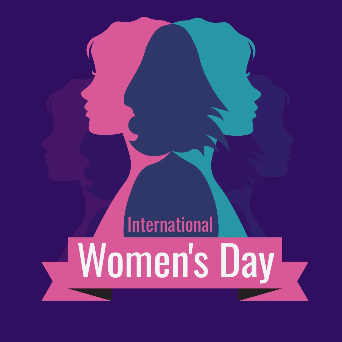 Free Celebrating International Women's Day Clip Arts Template to Edit Online
