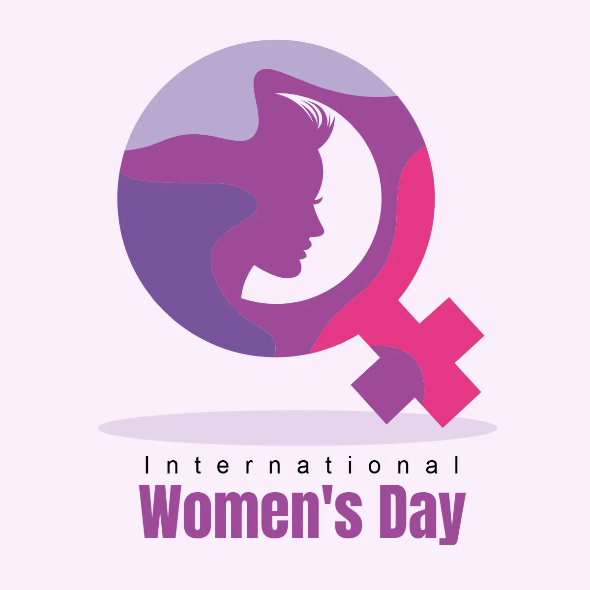 Free International Women's Day Symbol Clip Arts Template to Edit Online
