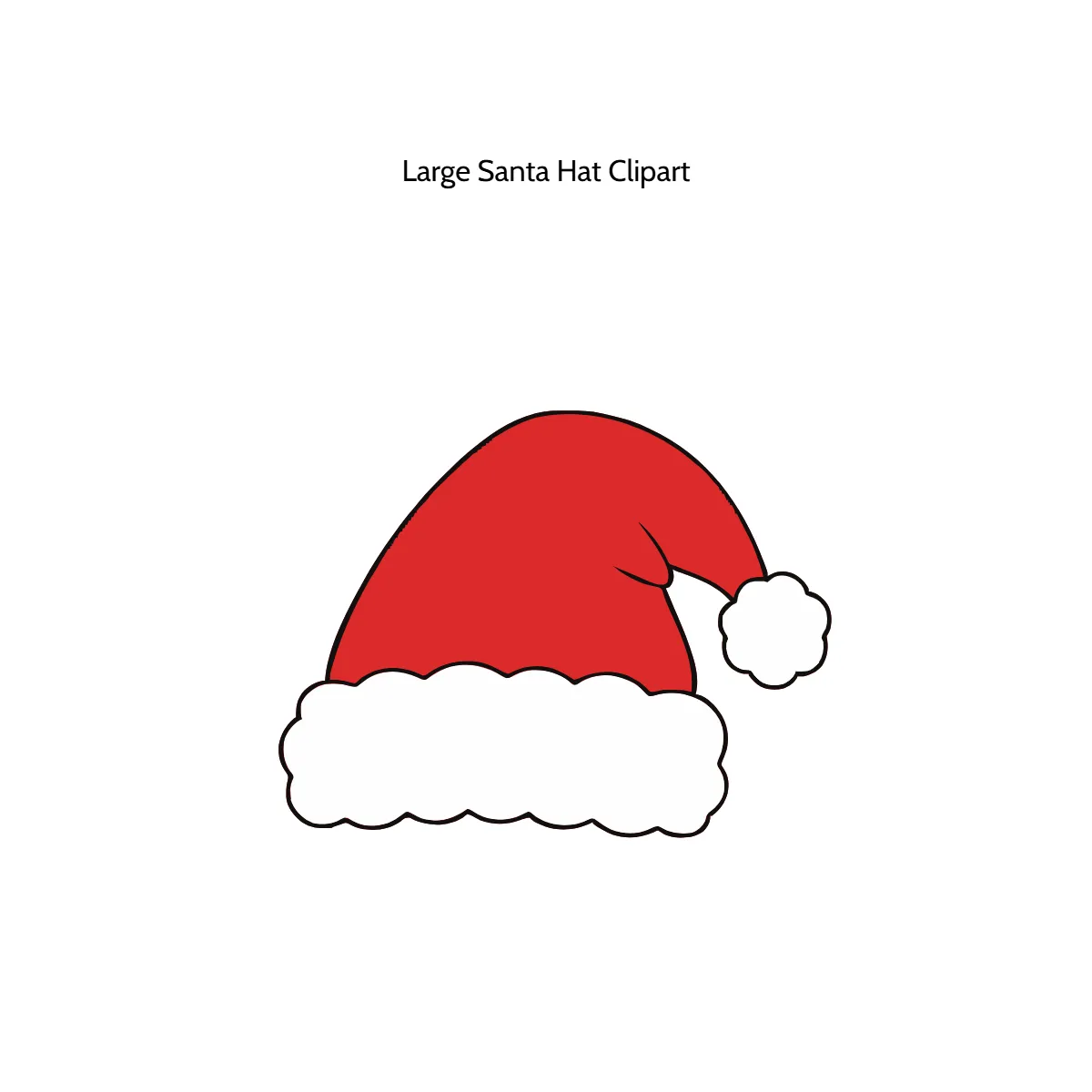 Free Large Santa Hat Clipart Template to Edit Online Free Large Santa Hat Clipart Template to Edit Online