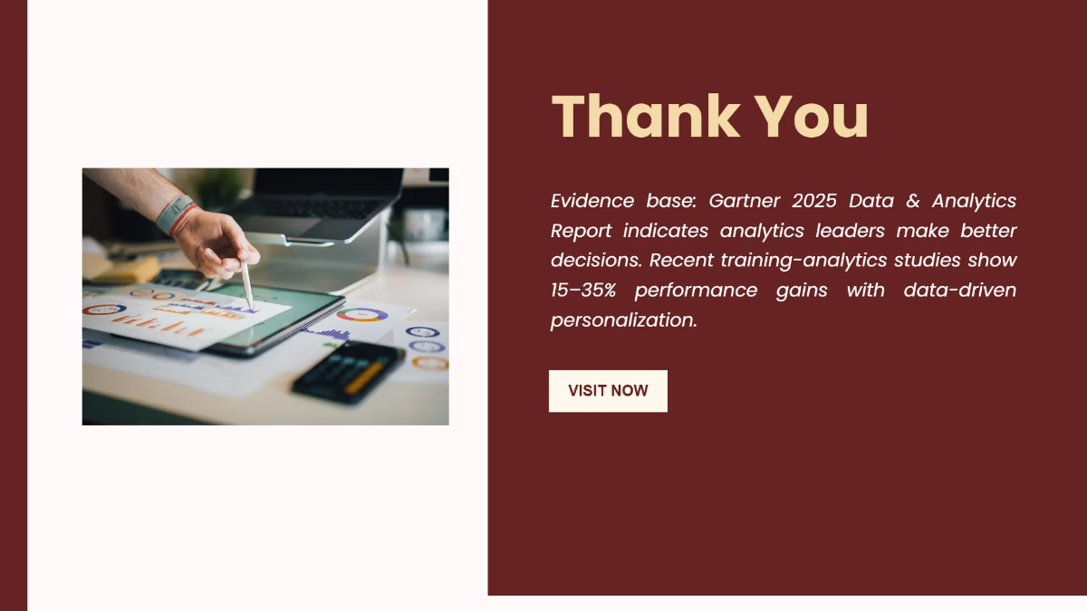 Free Data-Driven Analytics Presentation Template to Edit Online