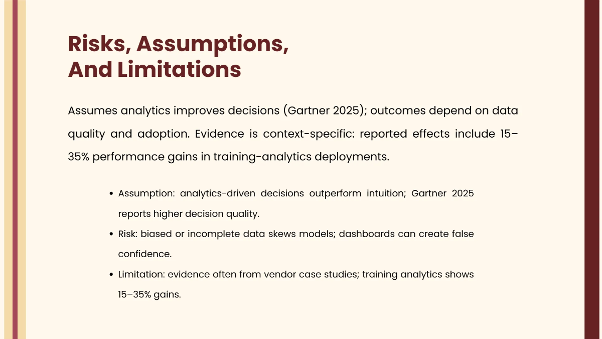 Free Data-Driven Analytics Presentation Template to Edit Online