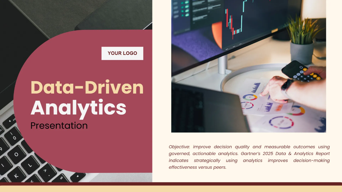 Free Data-Driven Analytics Presentation to Edit Online