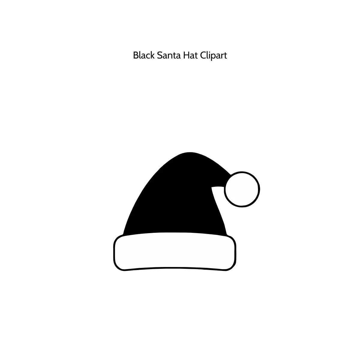 Free Black Santa Hat Clipart Template to Edit Online Free Black Santa Hat Clipart Template to Edit Online