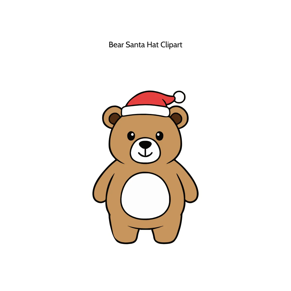Free Bear Santa Hat Clipart Template to Edit Online Free Bear Santa Hat Clipart Template to Edit Online