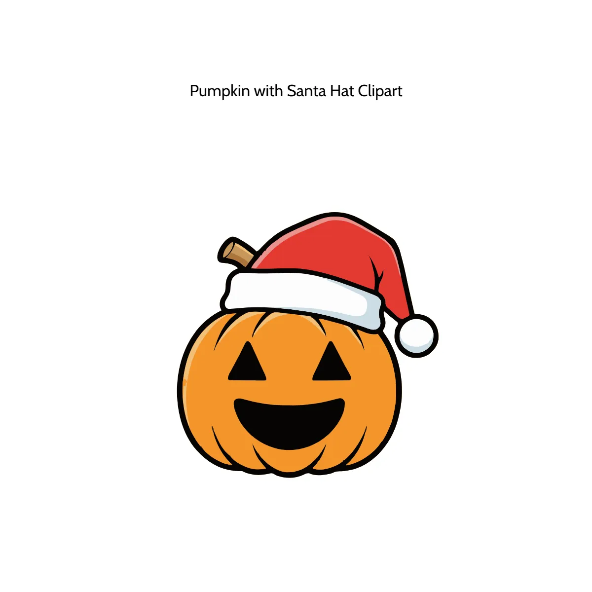 Free Pumpkin with Santa Hat Clipart Template to Edit Online Free Pumpkin with Santa Hat Clipart Template to Edit Online