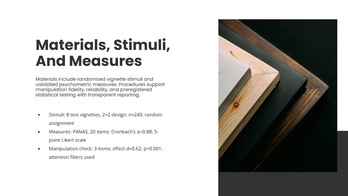 Free Experimental Research Presentation Template to Edit Online