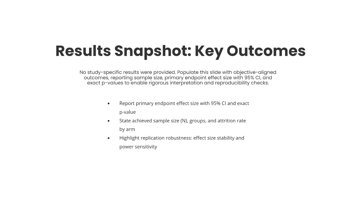 Free Experimental Research Presentation Template to Edit Online