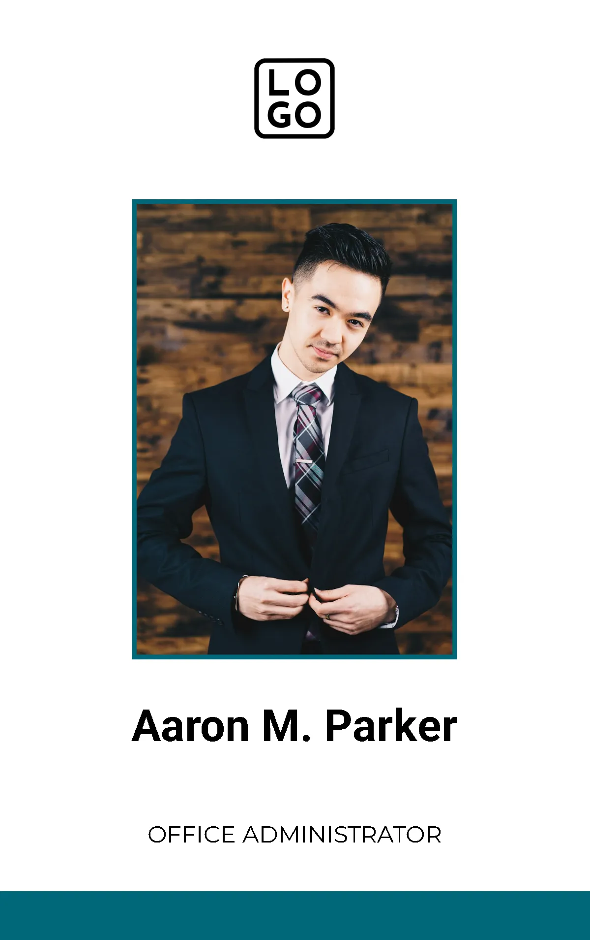 Free Office Worker ID Badge to Edit Online