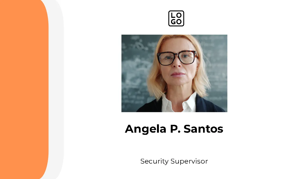 Free Security Personnel ID Badge to Edit Online