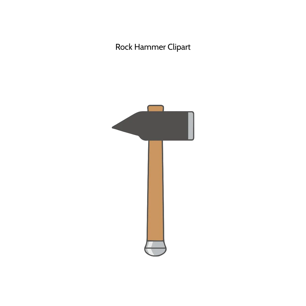 Free Rock Hammer Clipart Template to Edit Online