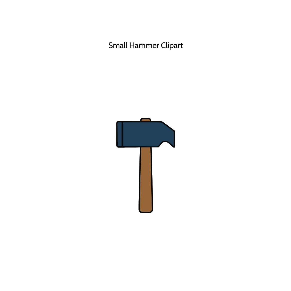 Free Small Hammer Clipart Template to Edit Online