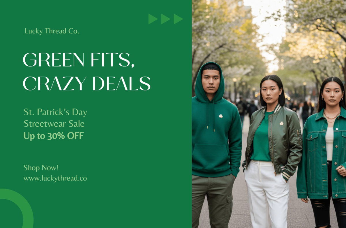 Free St. Patrick's Day Lucky Deals Banner Template to Edit Online