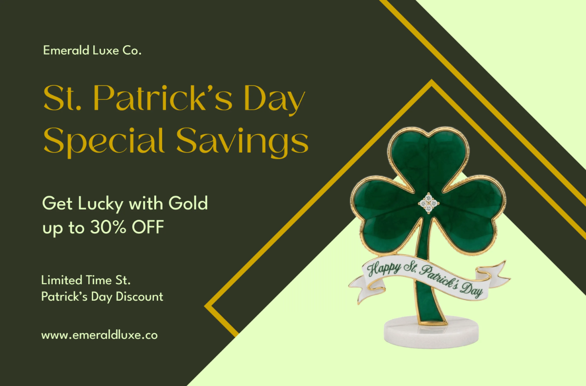 Free St. Patrick's Day Lucky Business Banner Template to Edit Online