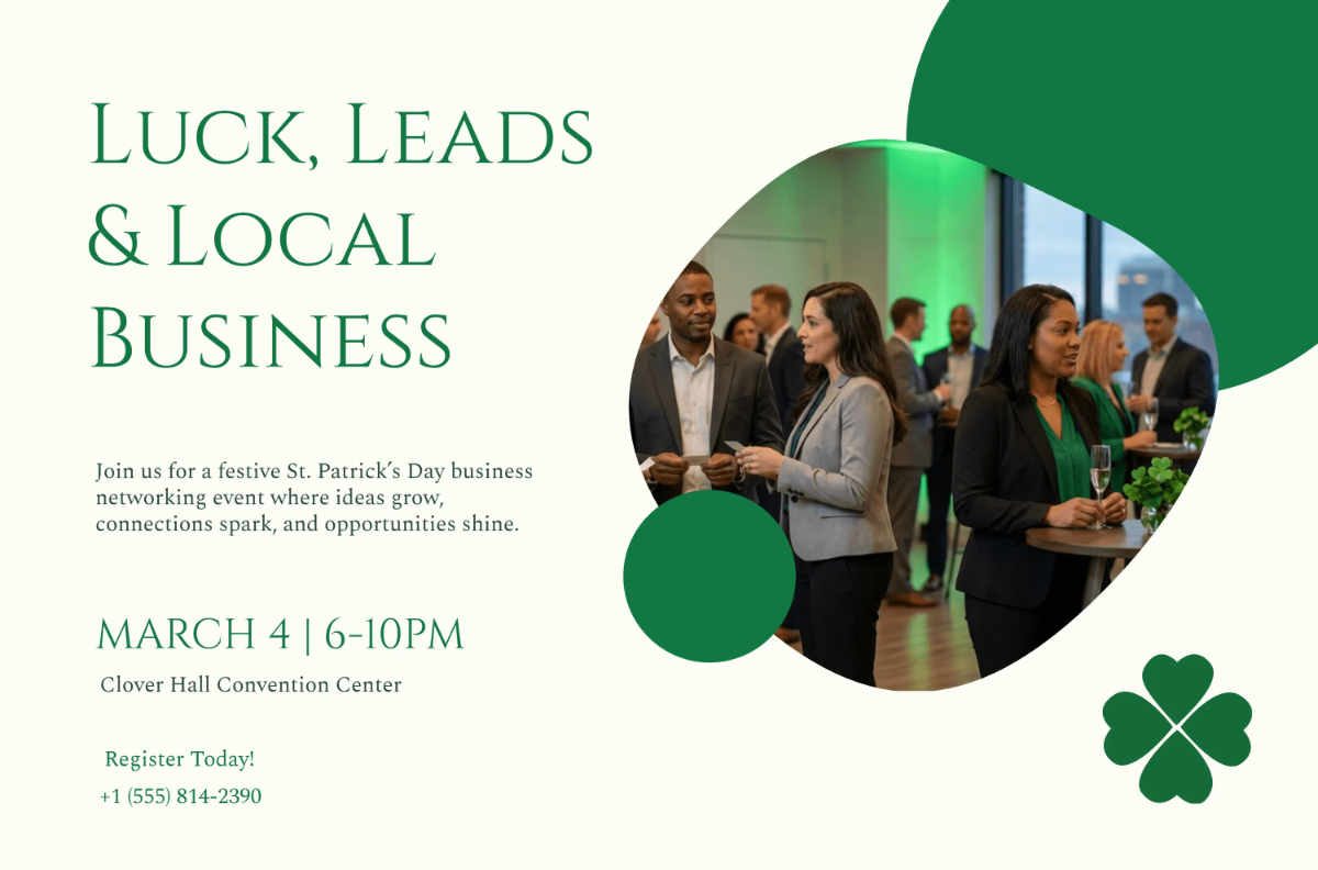 Free Shamrock Specials Banner Template to Edit Online