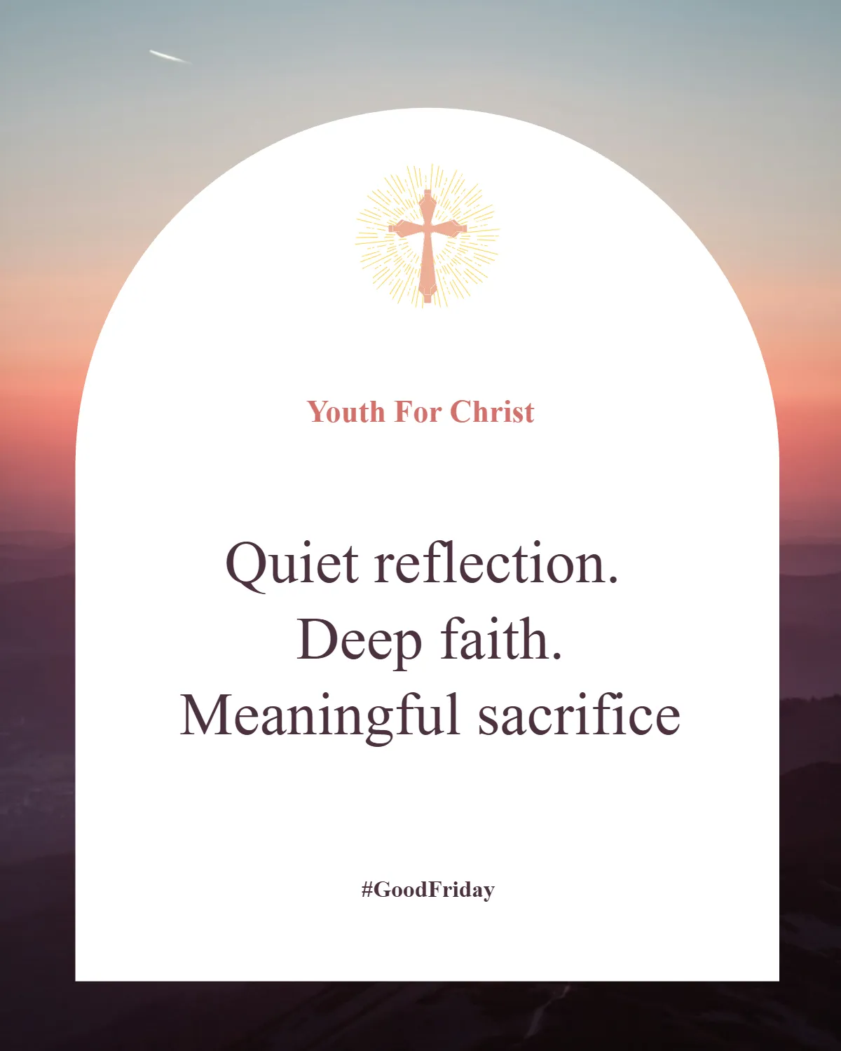 Free Good Friday Social Media Template to Edit Online